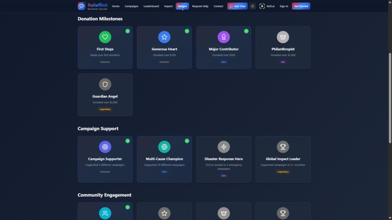 Relieflink – screenshot 7