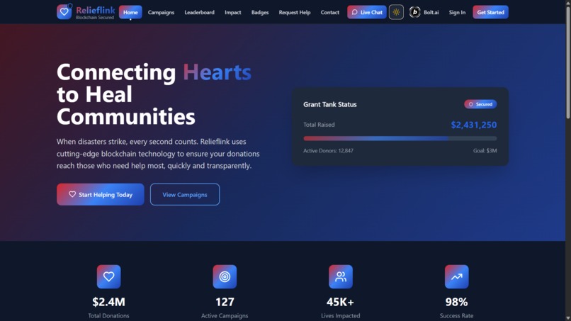 Relieflink – screenshot 11
