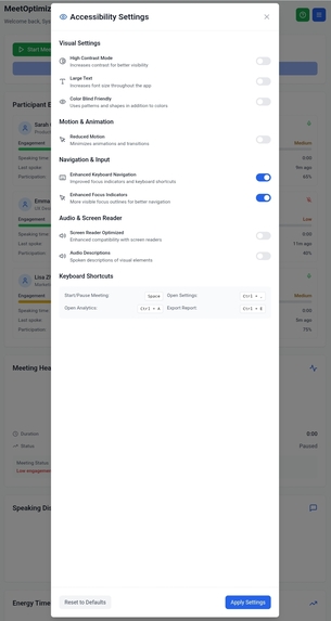 MeetOptimize – screenshot 5