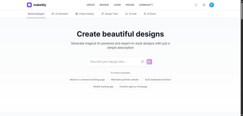 Makeitly – screenshot 1