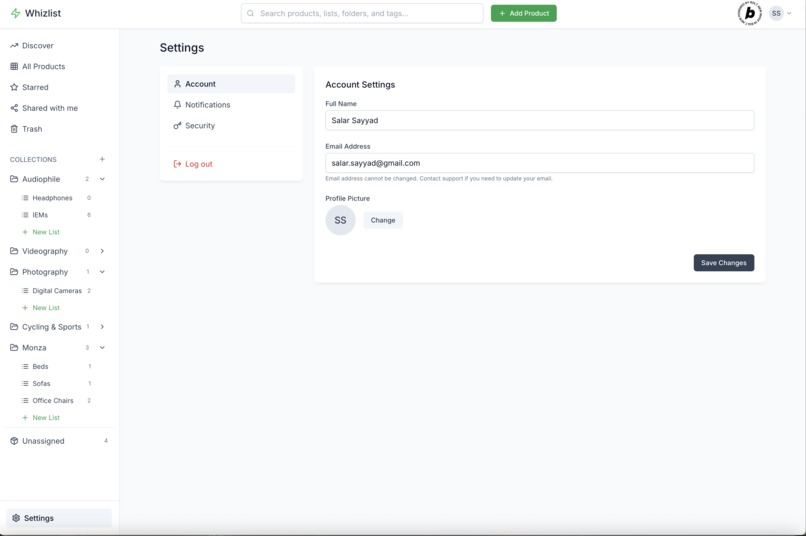Whizlist – screenshot 12
