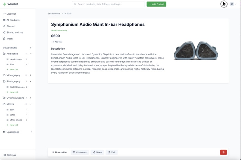 Whizlist – screenshot 10