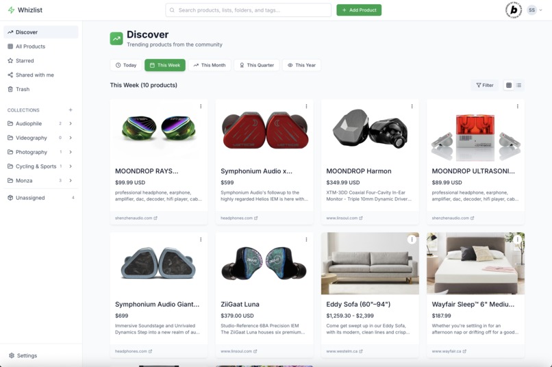 Whizlist – screenshot 3