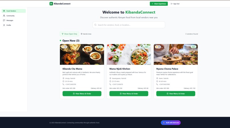 KibandaConnect – screenshot 1