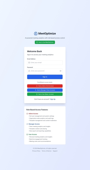MeetOptimize – screenshot 1