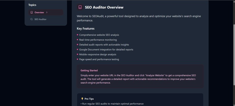 SEOAudit – screenshot 3