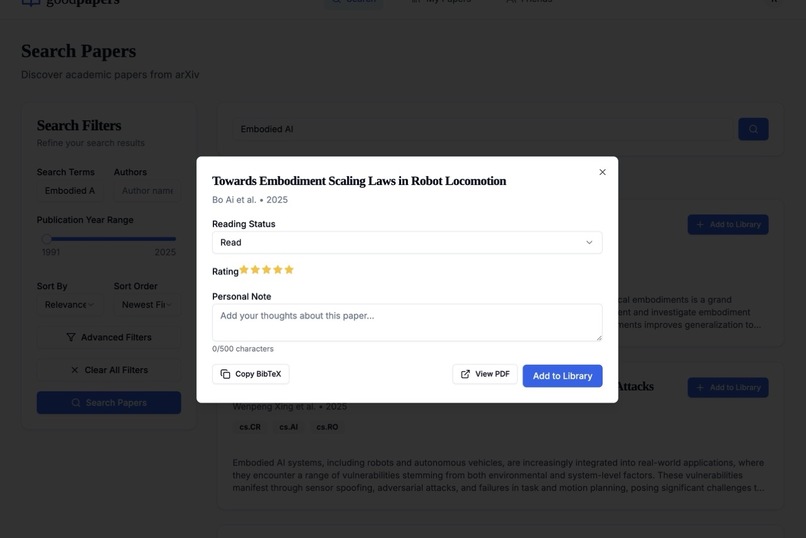 goodpapers – screenshot 1