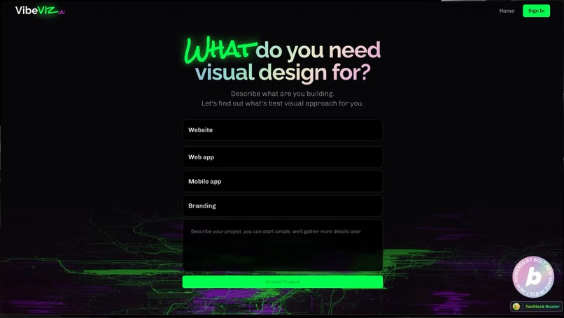 VibeViz – screenshot 1