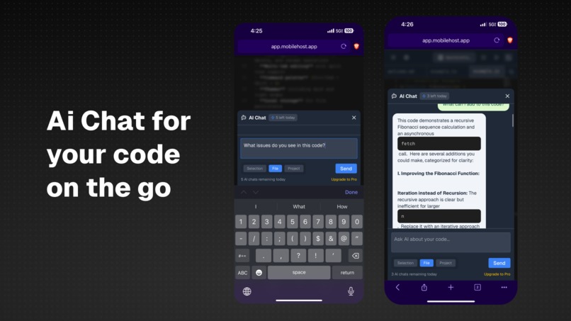 Mobilehost – screenshot 5