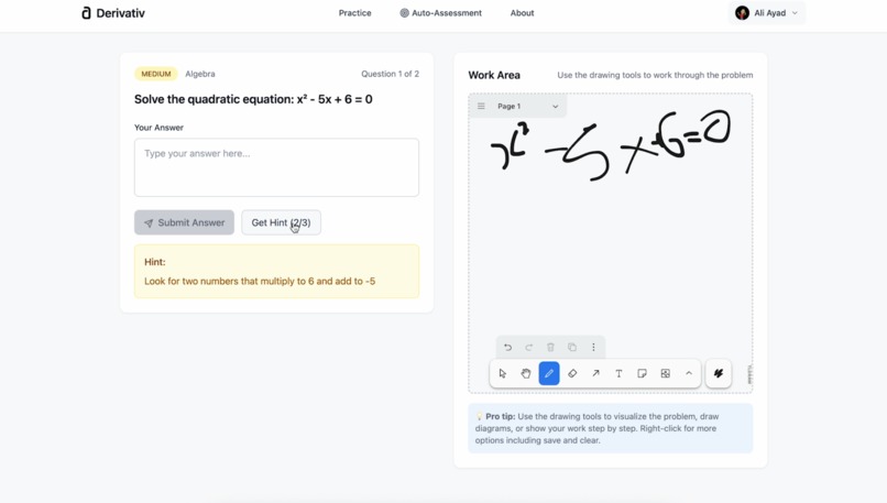 Derivativ – screenshot 2