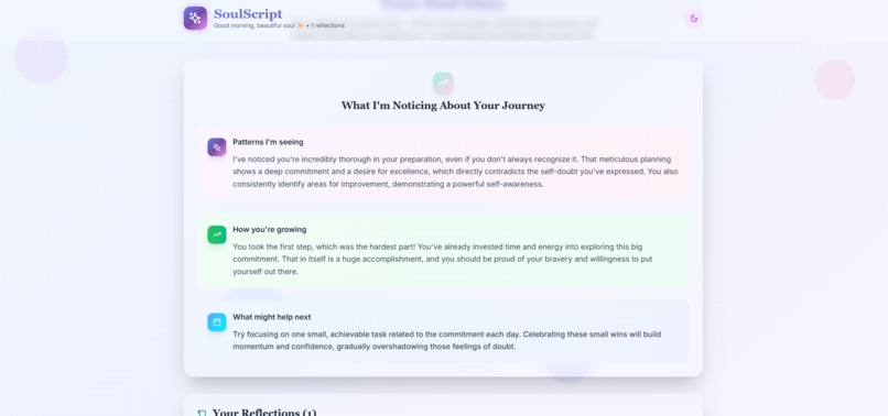 SoulScript: AI Life Companion – screenshot 4