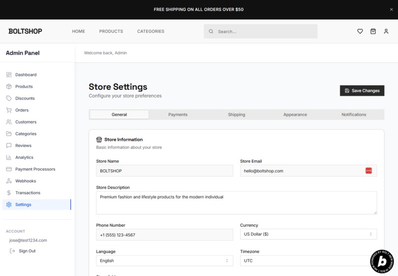 BoltShop: Shopify Like Template for Bolt Devs – screenshot 6