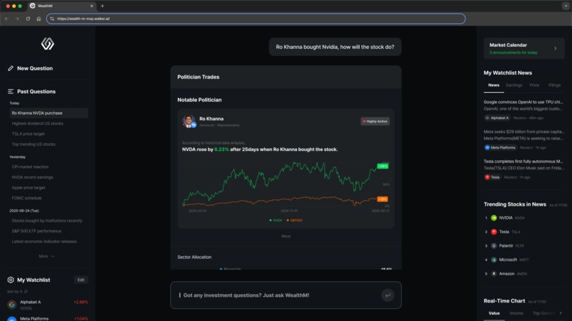 WealthM – screenshot 2