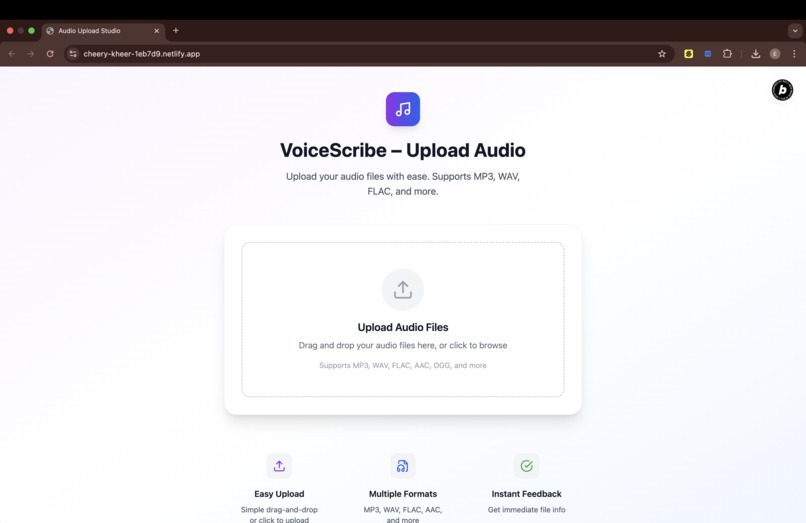 VoiceScribe – screenshot 1
