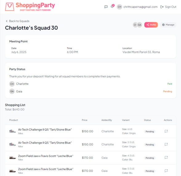 Shopping Party – screenshot 1