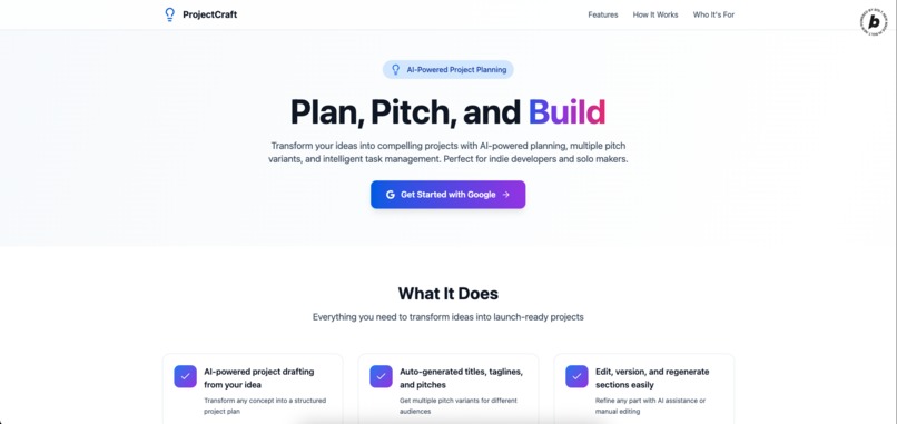 ProjectCraft – screenshot 1