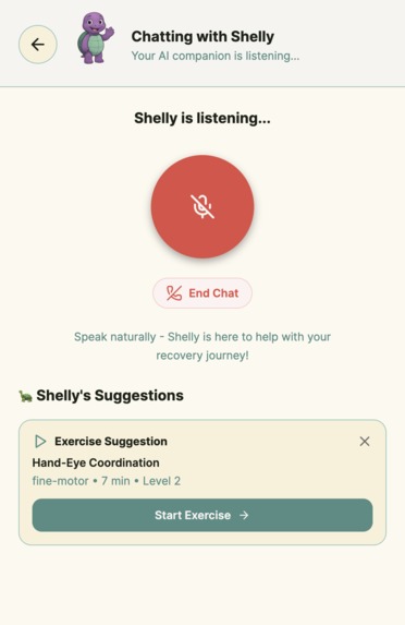 Shelly - Your Stroke Recovery Companion – screenshot 2