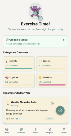 Shelly - Your Stroke Recovery Companion – screenshot 4