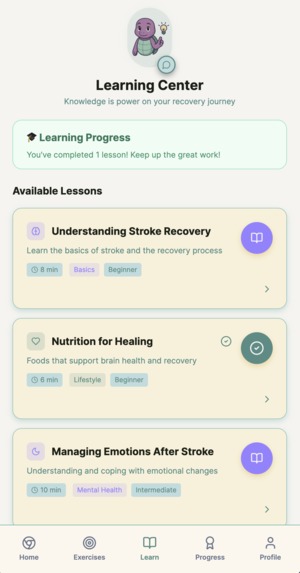 Shelly - Your Stroke Recovery Companion – screenshot 6