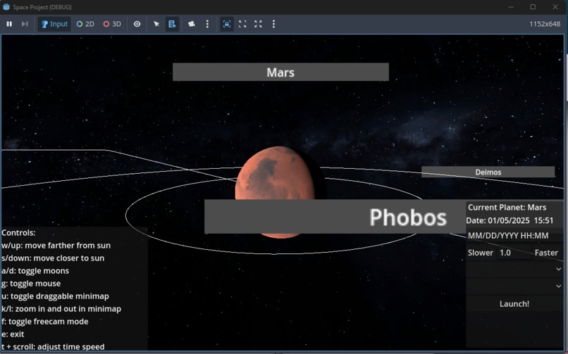 3D Solar System Visualizer – screenshot 2