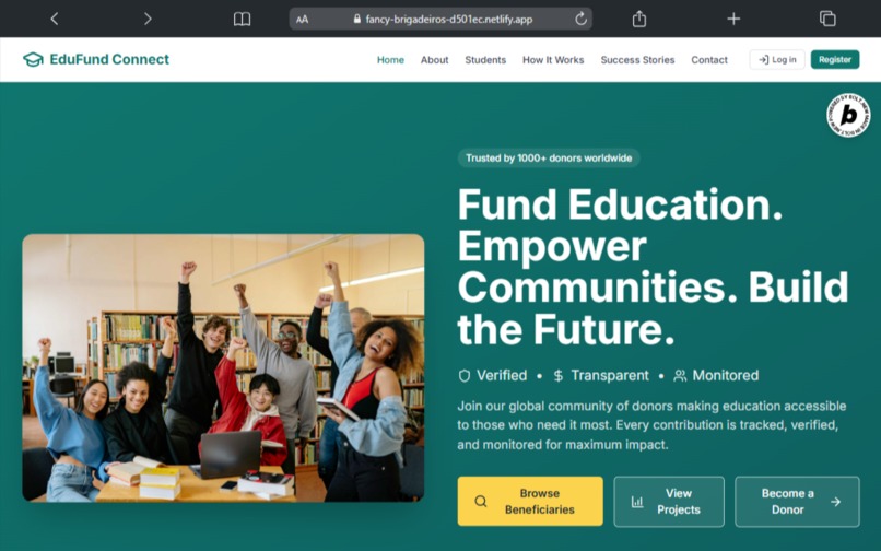 EduFund Connect – screenshot 1
