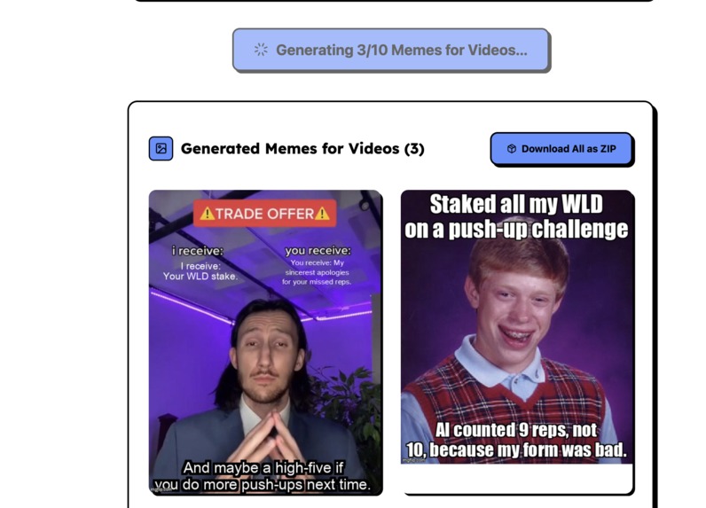 url to meme – screenshot 2