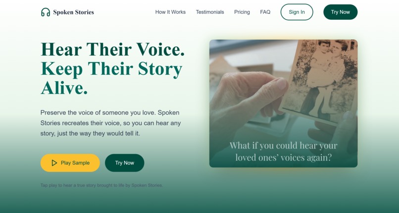 Spoken Stories – screenshot 2