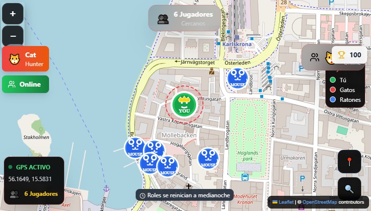 GPS hunting game – screenshot 1