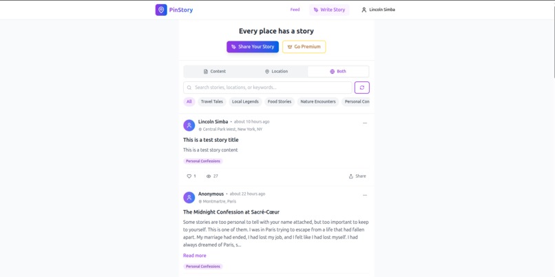 PinStory – screenshot 1