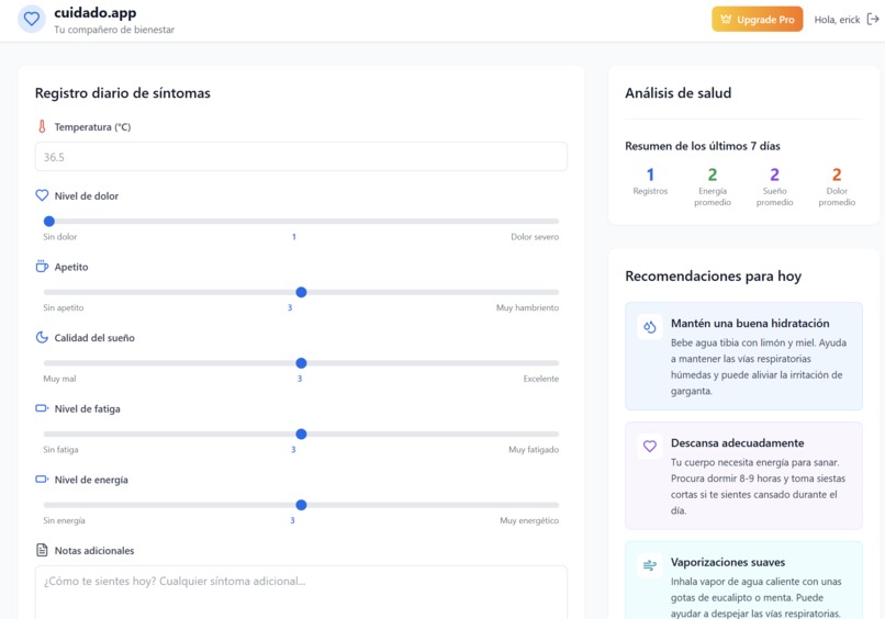 cuidados.app – screenshot 1