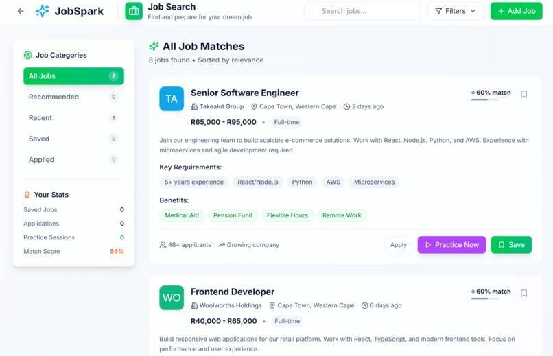 JobSpark – screenshot 5