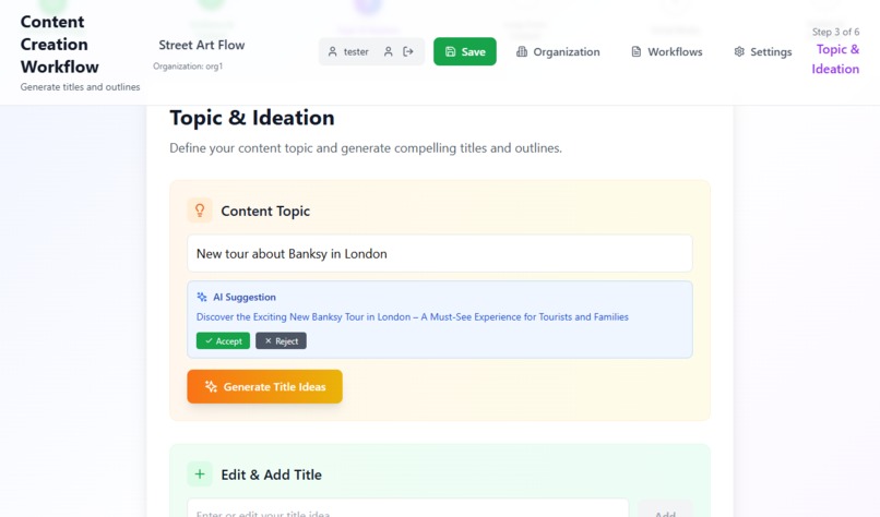 Content Generator – AI-powered cross-platform publishing – screenshot 2