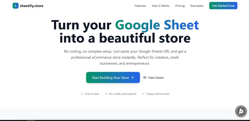 sheetify.store – screenshot 2