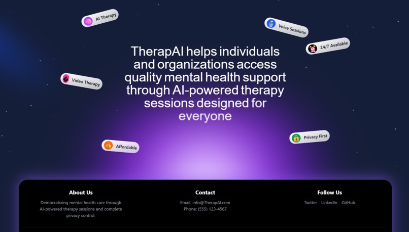 TherapAI – screenshot 1