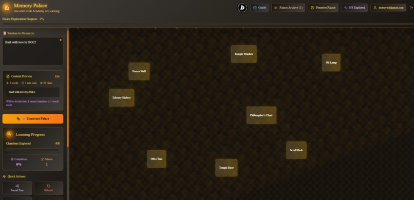 Memory Palace - Interactive Learning Tool – screenshot 2