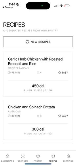 FoodWise  – screenshot 2