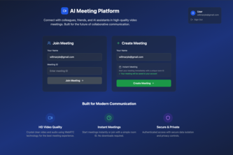 Video Conferencing with Conversational AI