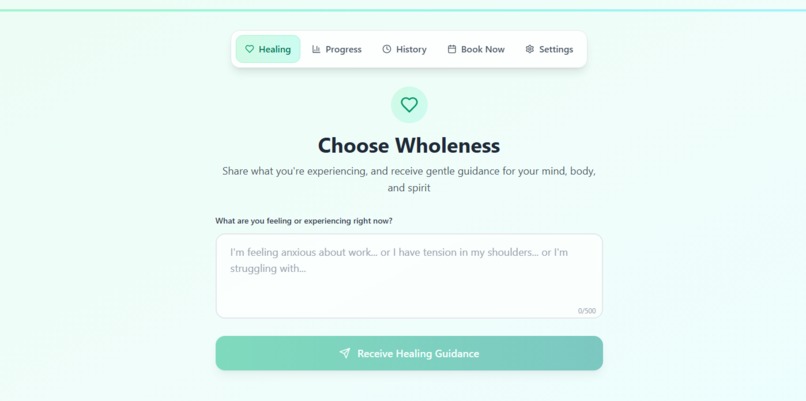 Choose Wholeness – screenshot 1