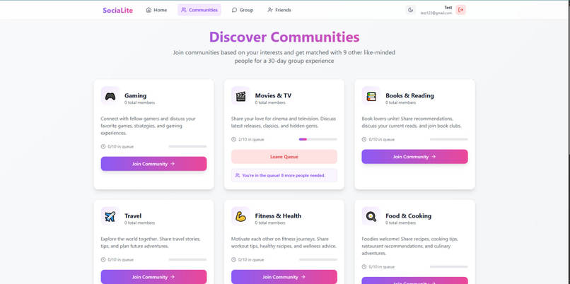 SociaLite : Timed Social Circles for Meaningful Interaction – screenshot 3