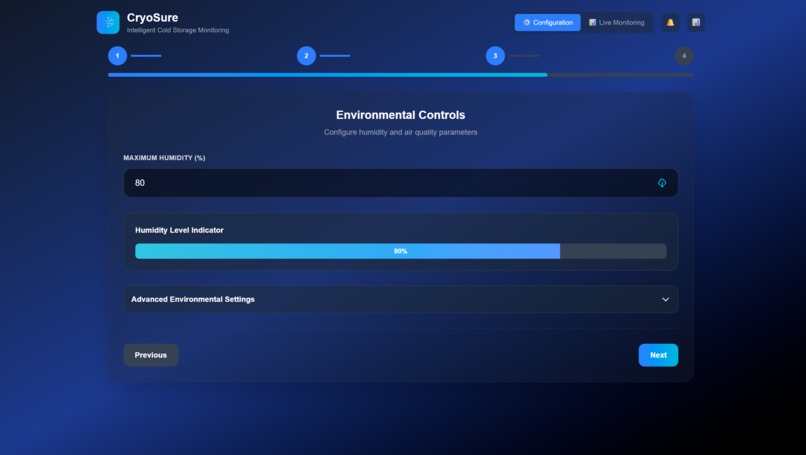 CryoSure: Intelligent Cold Storage Monitoring – screenshot 3