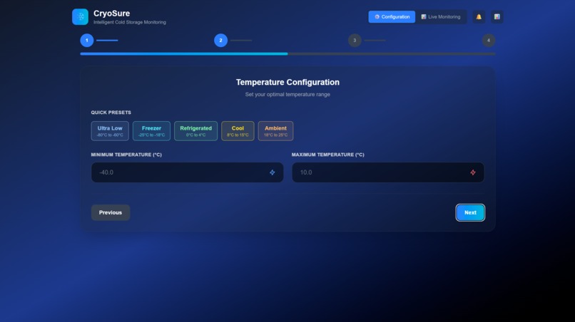 CryoSure: Intelligent Cold Storage Monitoring – screenshot 4