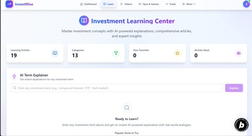 InvestWise: Learn and Practice Investing – screenshot 6