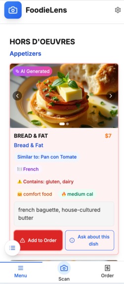 FoodieLens – screenshot 2