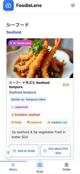 FoodieLens – screenshot 1
