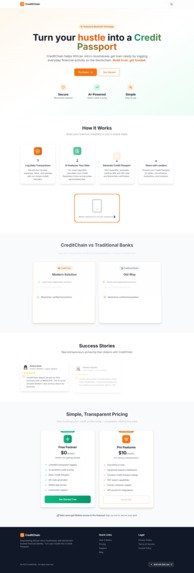 CreditChain – screenshot 1