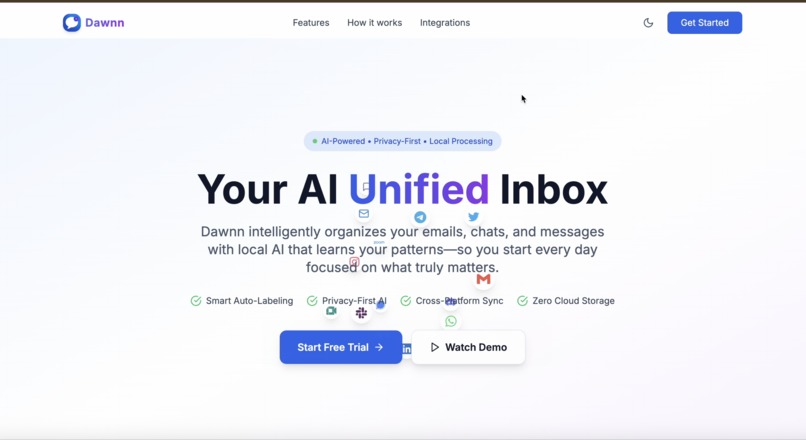 Dawnn-Unified Smart Local AI Communication Hub  – screenshot 3