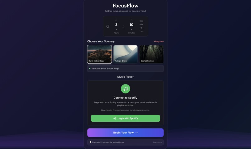 FocusFlow – screenshot 1