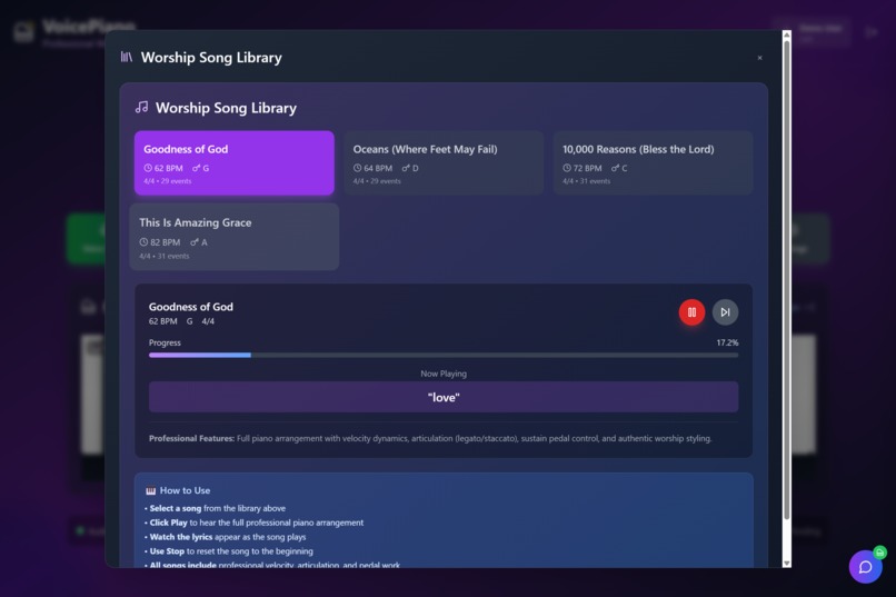 Voice Piano – screenshot 1
