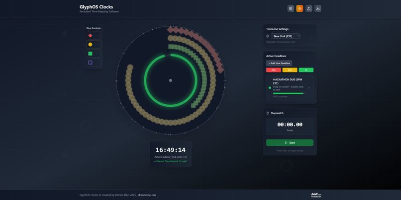GlyphOS Clocks – screenshot 2