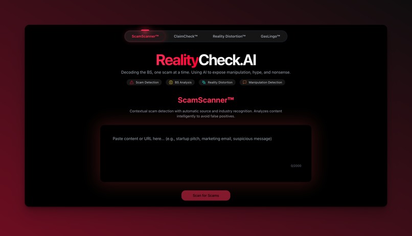 RealityCheck.AI – screenshot 1